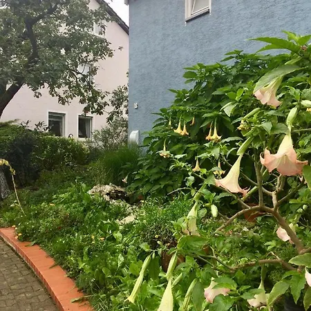 Ferienwohnung Blaues Haus Niederdorfelden Exterior foto